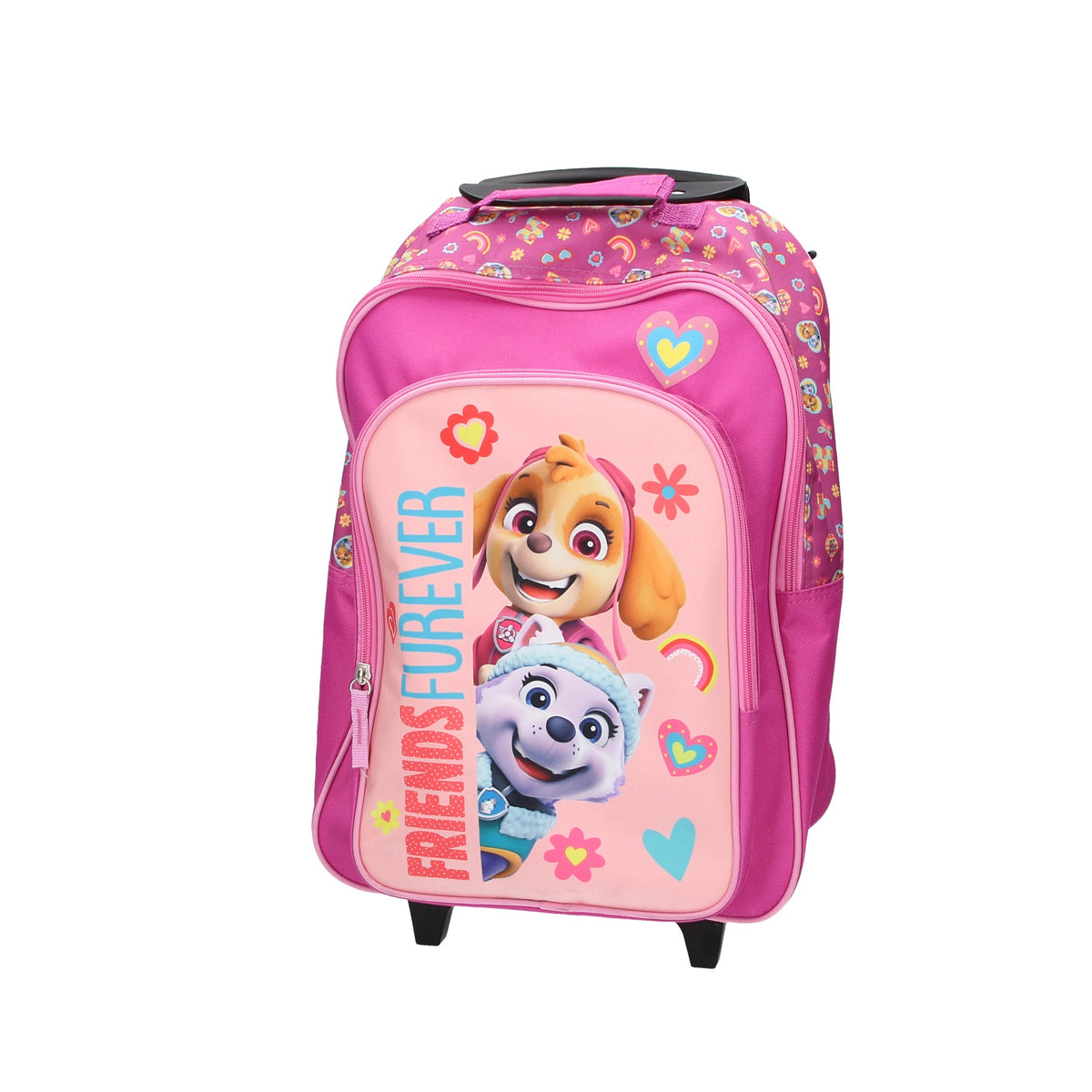 Kindertrolley " PawPatrol " 2-Rad in Rosa - leder-accessoires.com