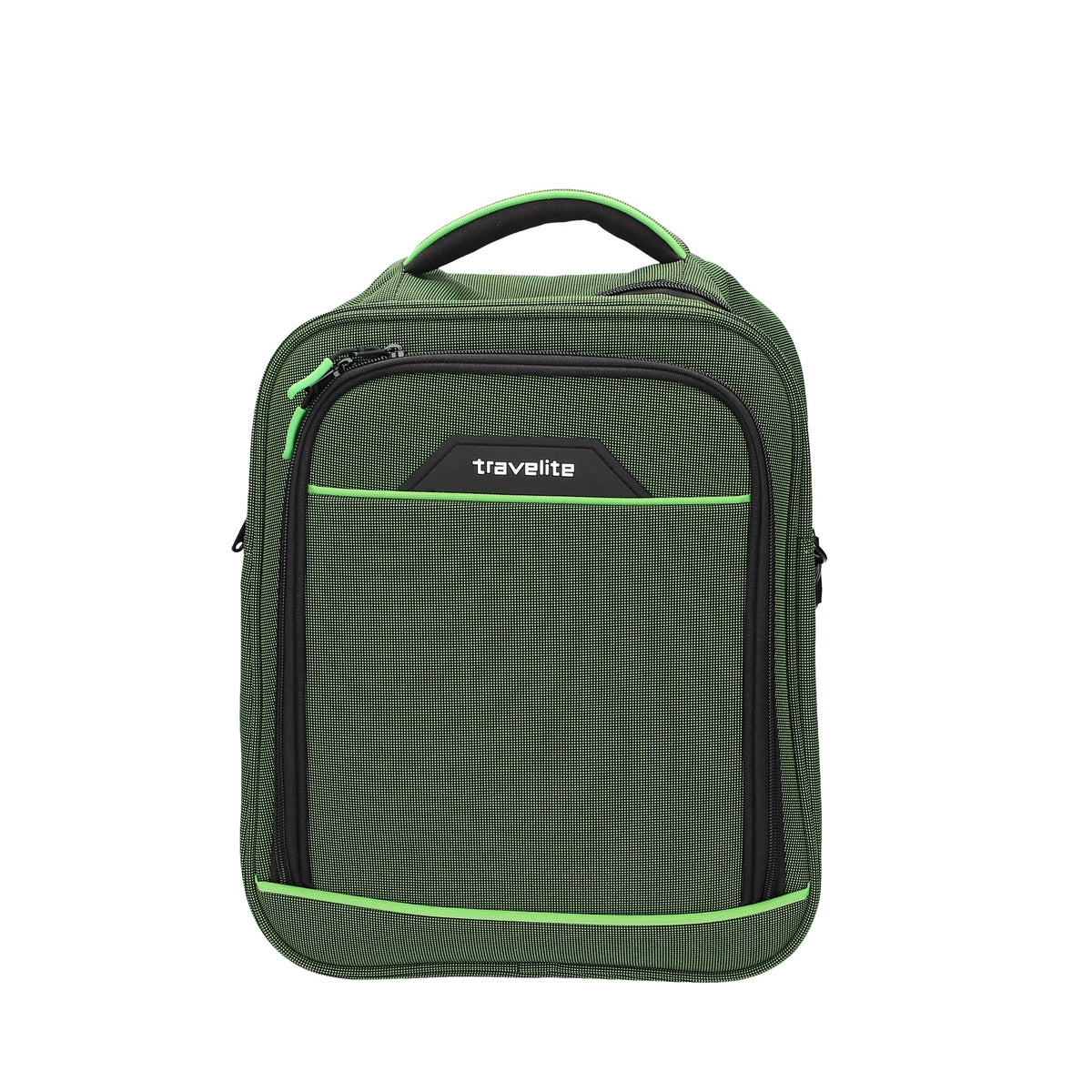 Bordtasche | Umhängetasche Travelite "Derby" 29x35x18cm in Grün - leder-accessoires.com