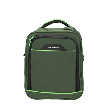 Bordtasche | Umhängetasche Travelite "Derby" 29x35x18cm in Grün - leder-accessoires.com