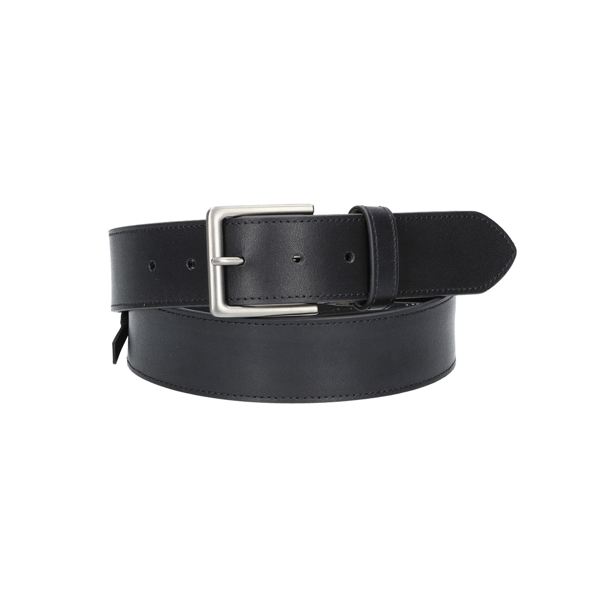 Safegürtel 40mm in Schwarz mit Reißverschluss - leder-accessoires.com