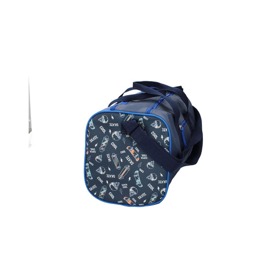 Kindersporttasche " Skater " in Blau - leder-accessoires.com