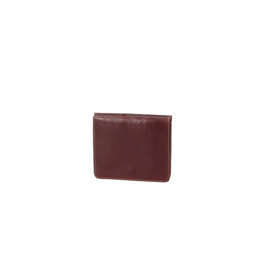 Geldbörse Golden Head 11 x 9,5cm in Braun aus Leder - leder-accessoires.com