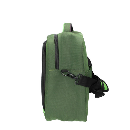 Bordtasche | Umhängetasche Travelite "Derby" 29x35x18cm in Grün - leder-accessoires.com