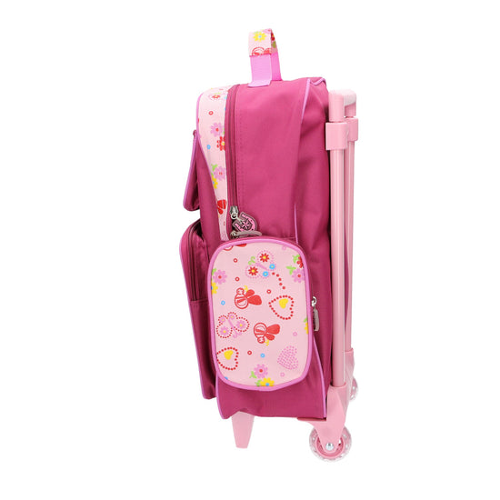 Kindertrolley 2-Rad 28x16x47cm in Pink - leder-accessoires.com