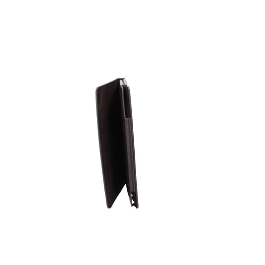 Tablethülle 19 x 24 cm Braun aus Leder mit Krokoprägung - leder-accessoires.com