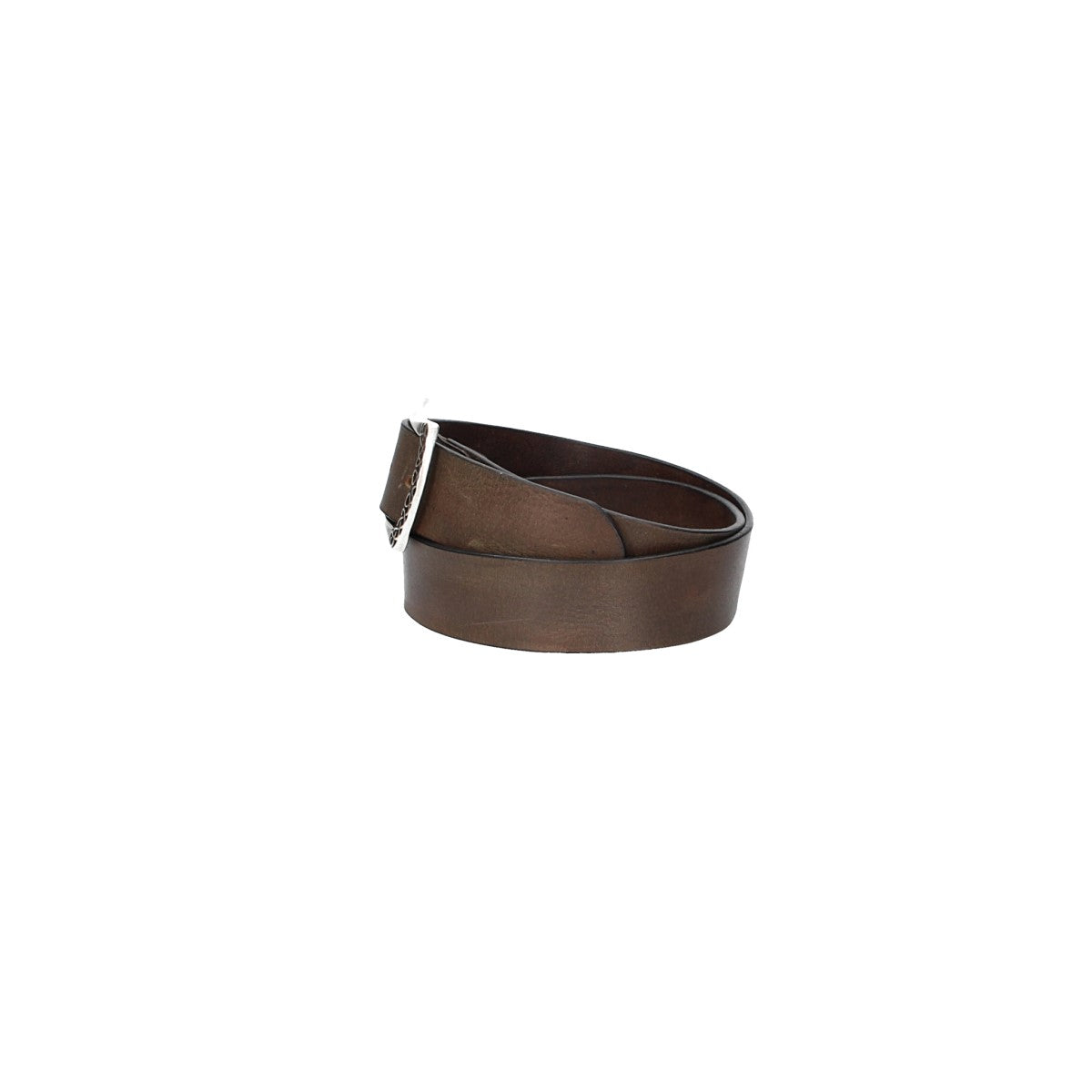 Ledergürtel Grau 40mm mit Vollschließe in Silber - leder-accessoires.com