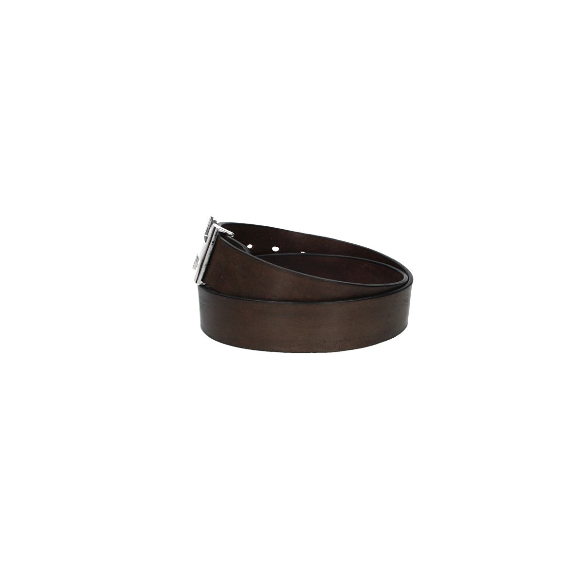 Ledergürtel Grau 40mm mit H-Schließe in Silber - leder-accessoires.com