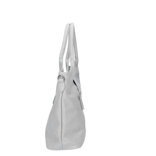 SALE Shopper in Hellgrau mit Magnetverschluss aus Synthetik - leder-accessoires.com