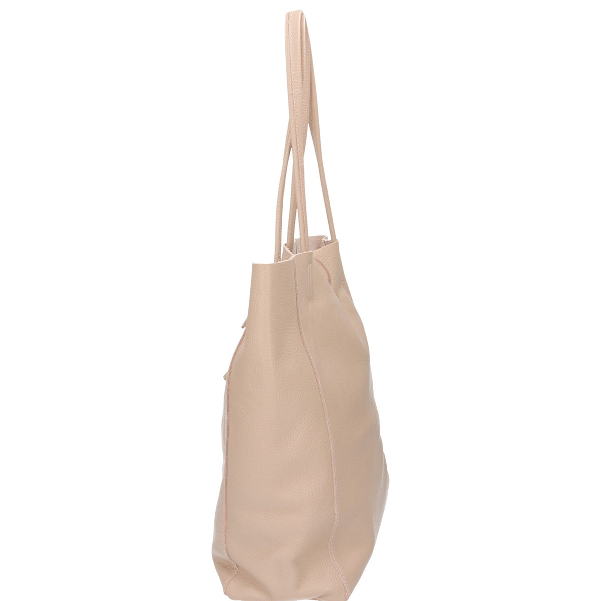 Shopper 28x13x35cm in Nude aus Leder - leder-accessoires.com