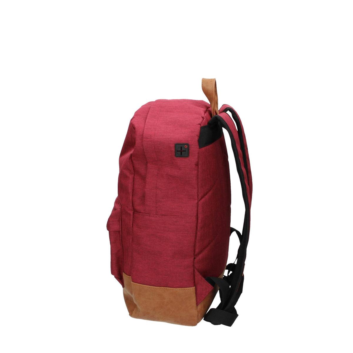 Rucksack 31x17x43cm in Bordeaux|Cognac mit Reißverschluss - leder-accessoires.com