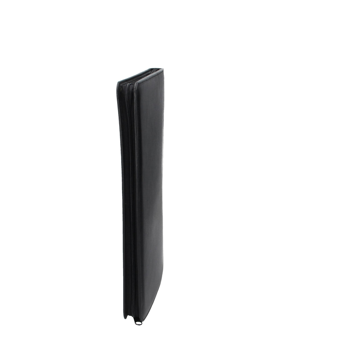 Schreibmappe Spezia 24,5x2,5x32,5cm in Schwarz mit Reißverschluss - leder-accessoires.com