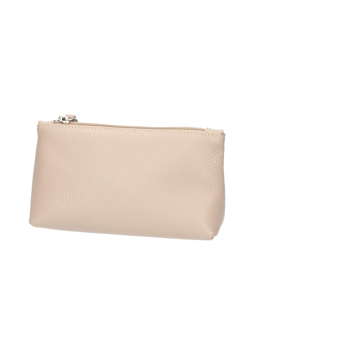 Kosmetiktasche| Kulturbeutel Maxima 18x7x11cm in Taupe aus Leder - leder-accessoires.com