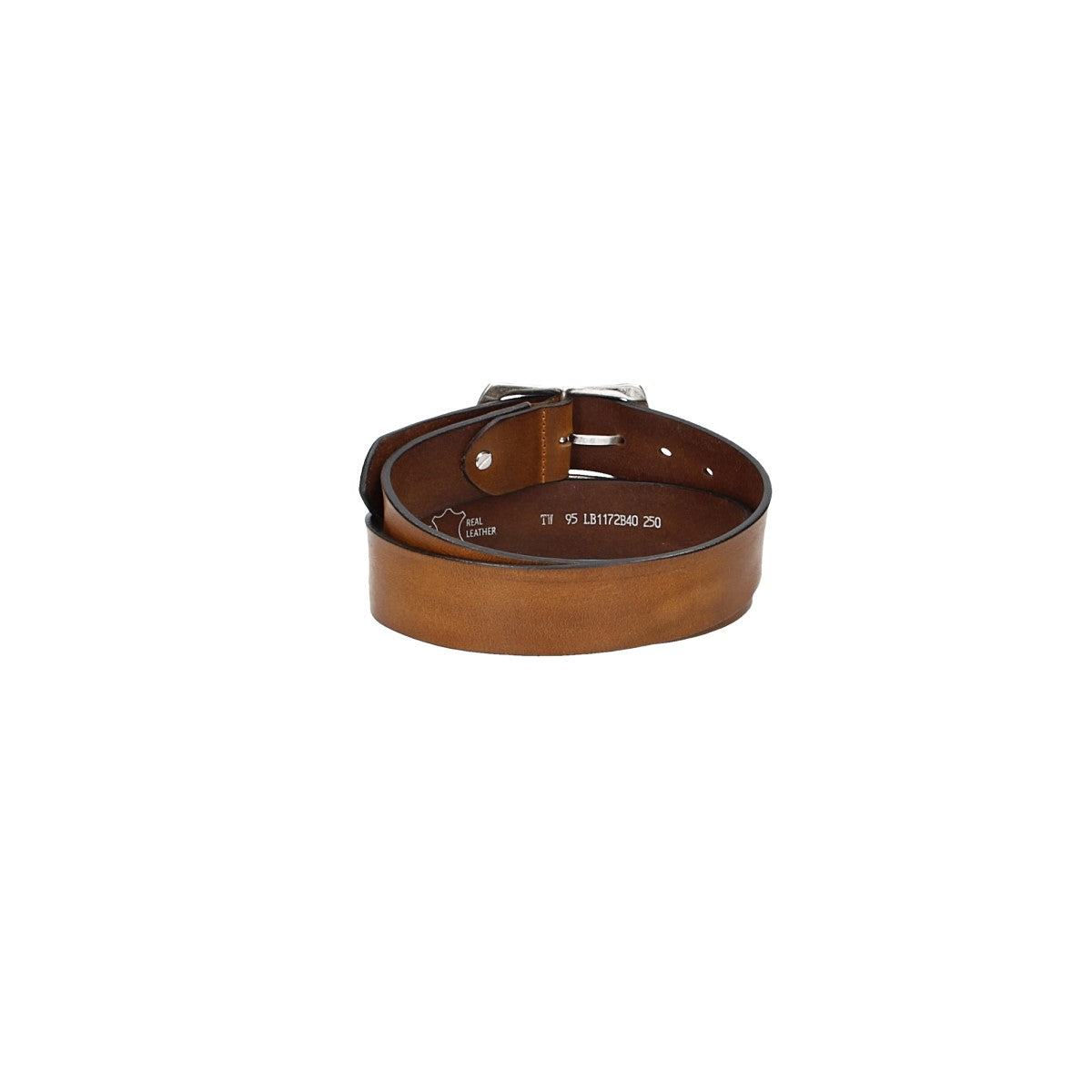 Ledergürtel Gelb|Ocker 40mm mit Vollschließe in Silber - leder-accessoires.com