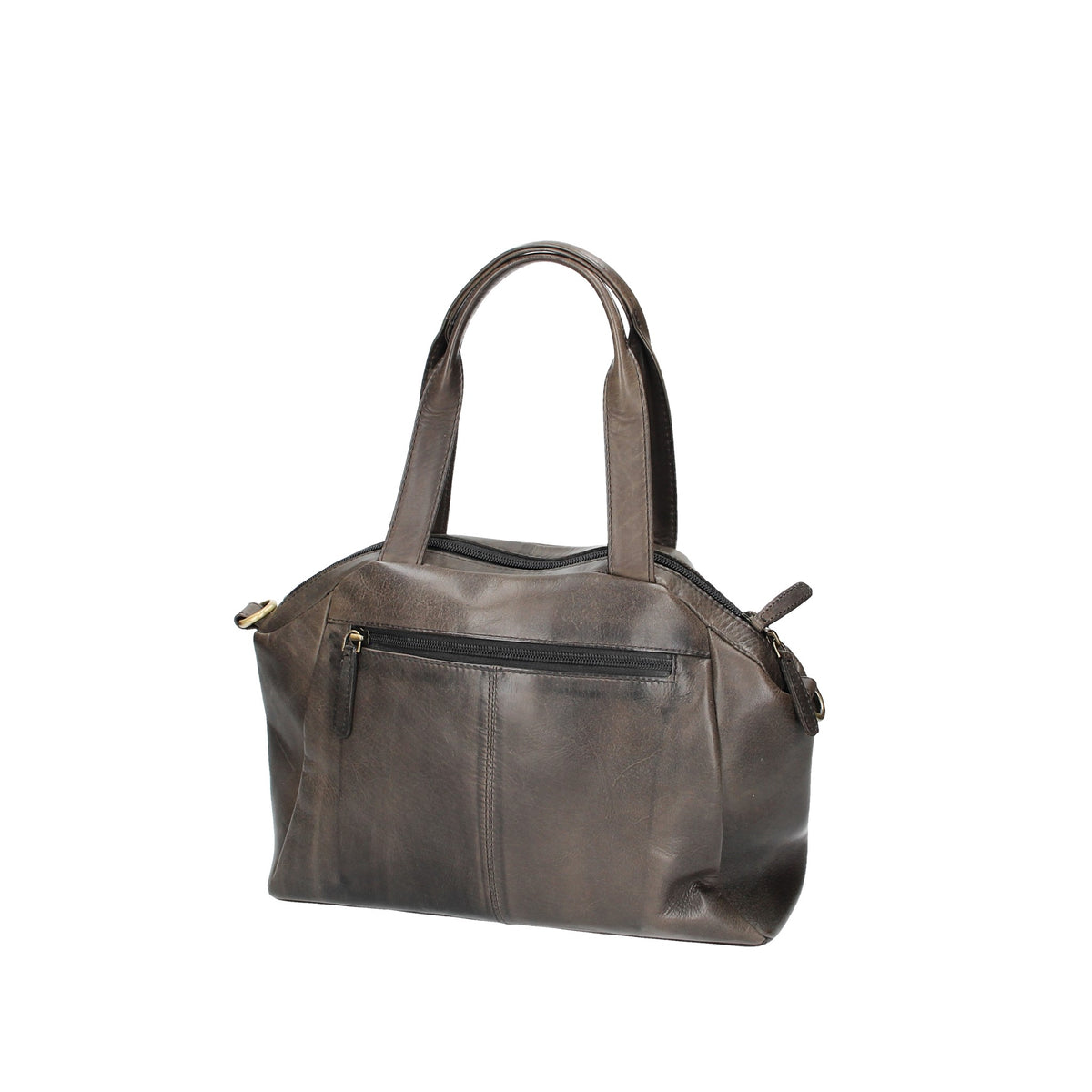 SALE Handtasche in Anthrazit mit Flechtoptik aus Leder - leder-accessoires.com