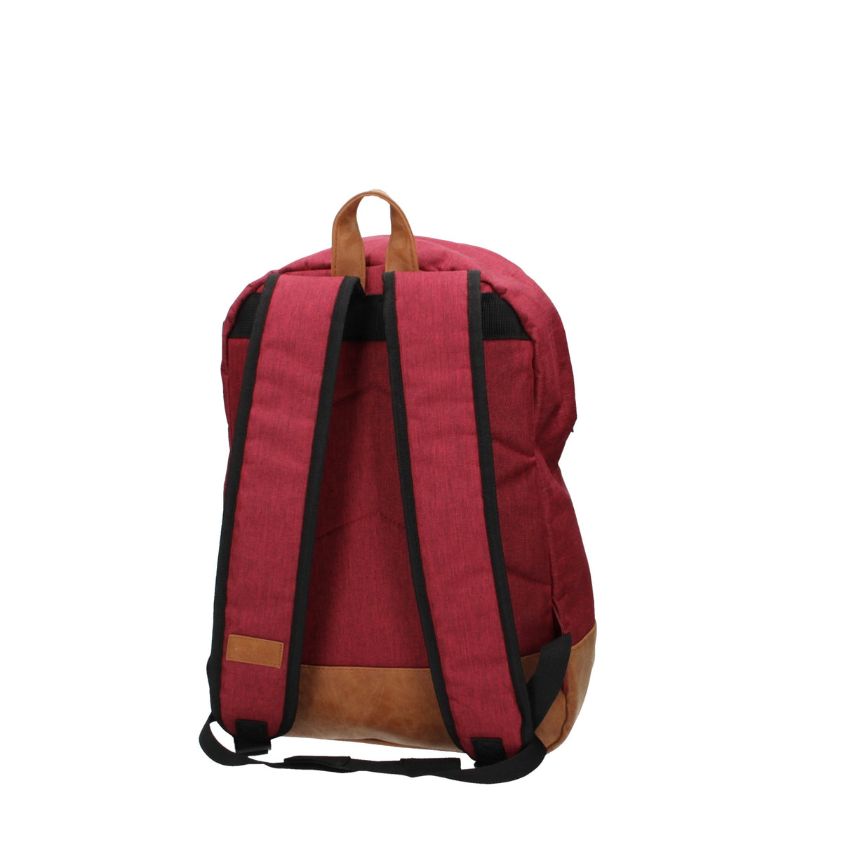 Rucksack 31x17x43cm in Bordeaux|Cognac mit Reißverschluss - leder-accessoires.com