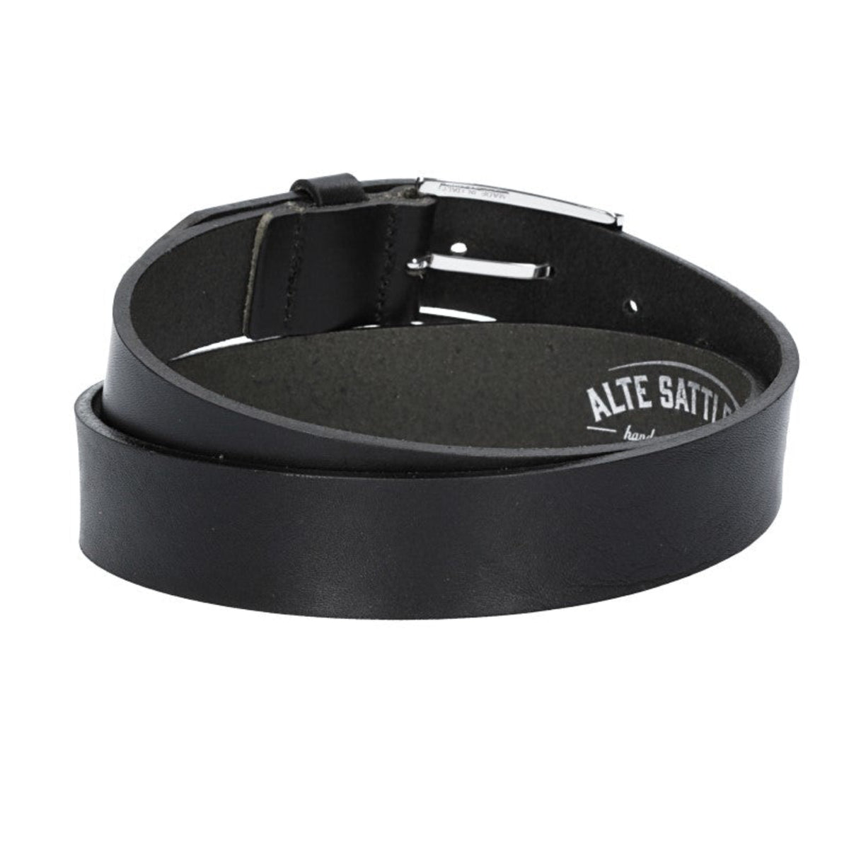 Hochwertiger Ledergürtel Schwarz 3,5 cm – Unisex & nachhaltig - leder-accessoires.com
