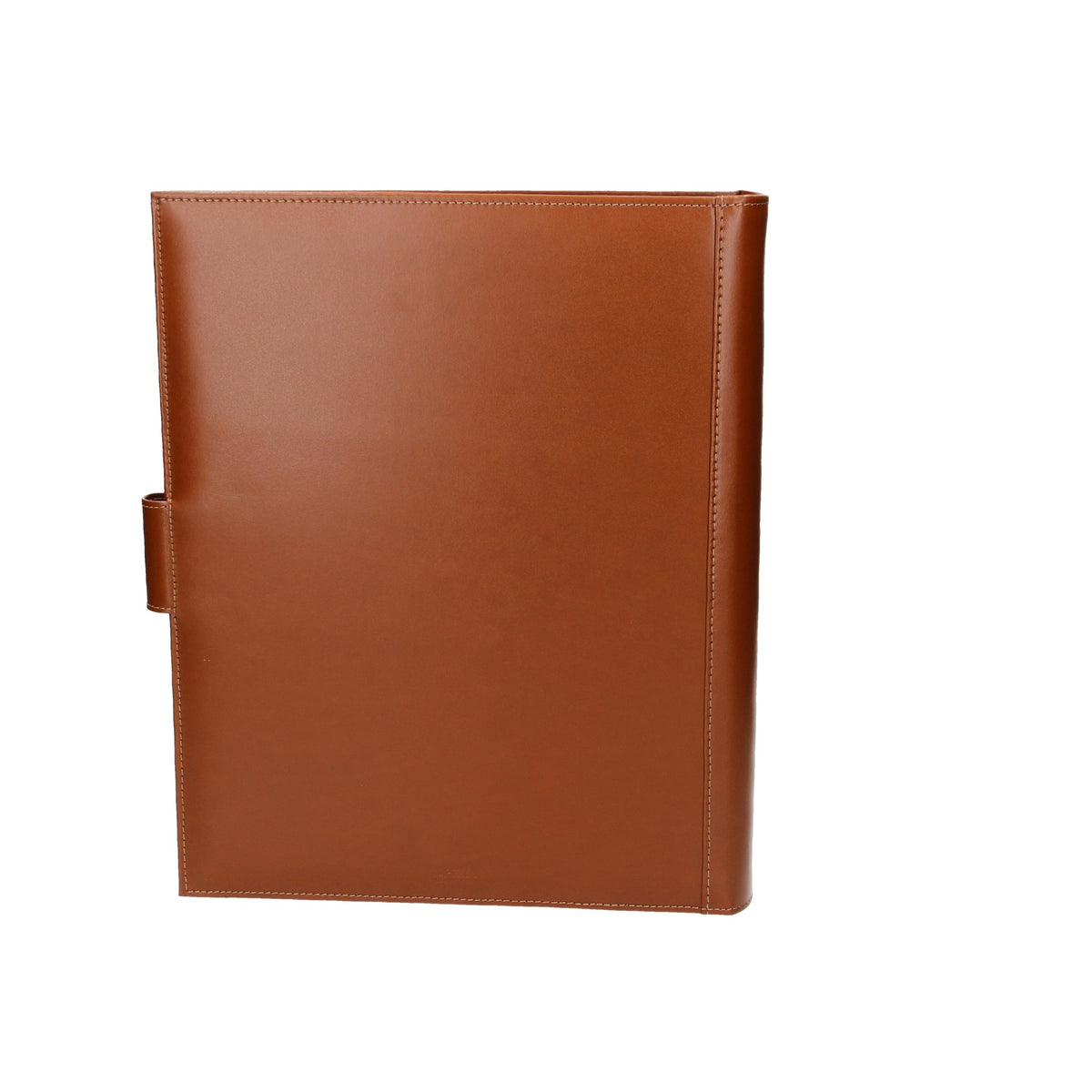 Dokumentenmappe Spezia 28x4x35cm in Cognac mit Steckschloss - leder-accessoires.com