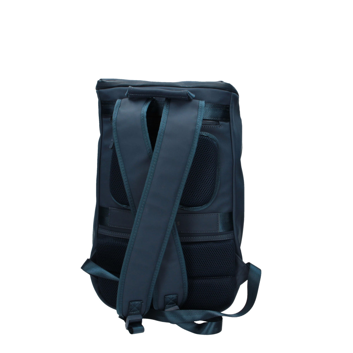 Rucksack 28x13x44cm in Blau mit Reißverschluss - leder-accessoires.com