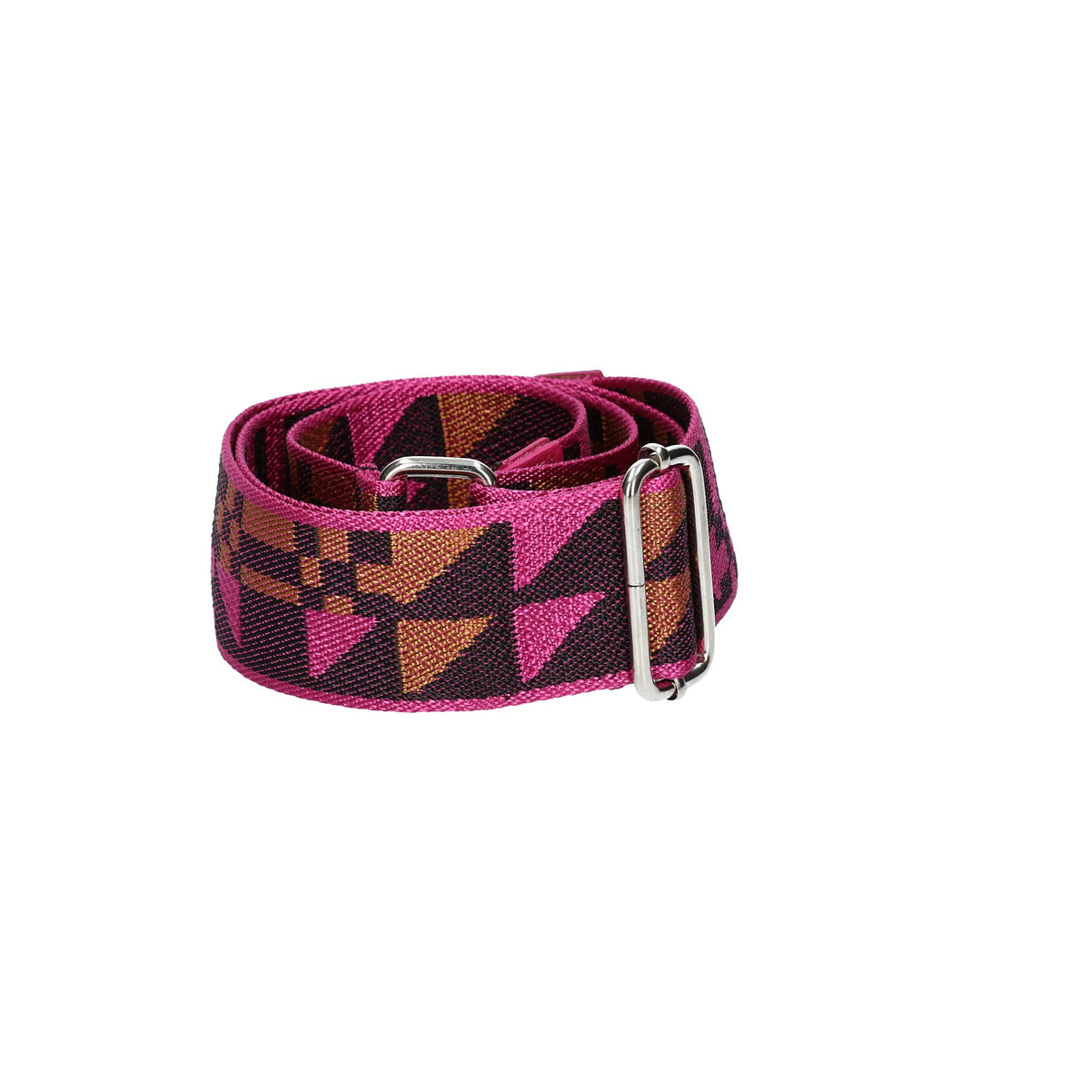 Taschenriemen|Wechselriemen in Pink|Lila mit Karabiner Silber - leder-accessoires.com