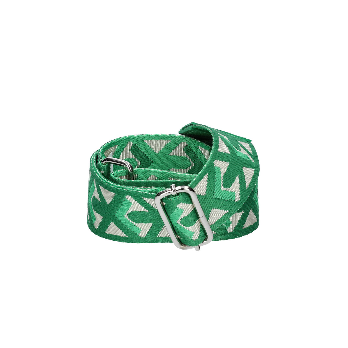 Taschenriemen|Wechselriemen in Dunkelgrün mit Karabiner Silber - leder-accessoires.com