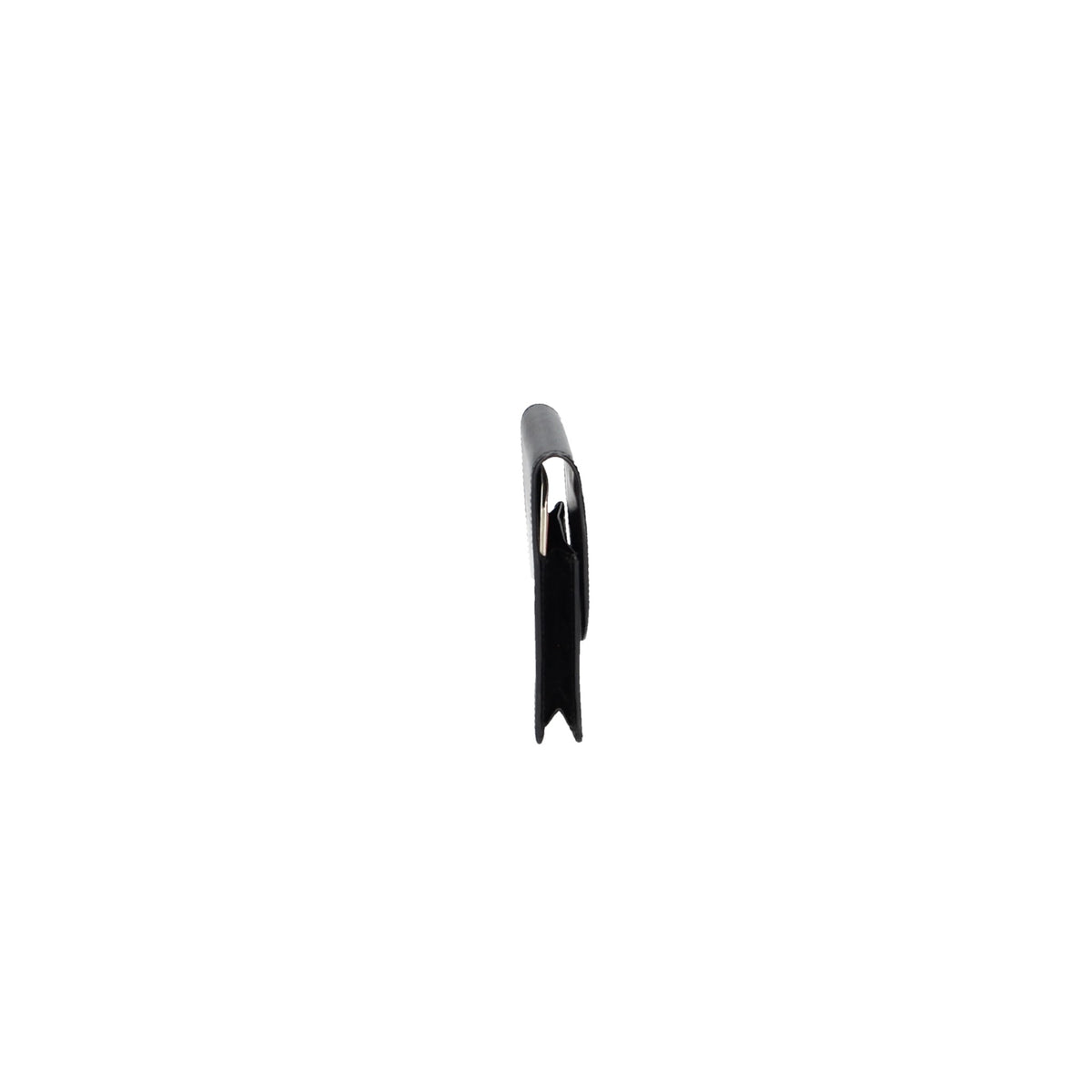 Kartenetui|Visitenkarten Golden Head 6,5 x 11cm in Schwarz aus Leder - leder-accessoires.com