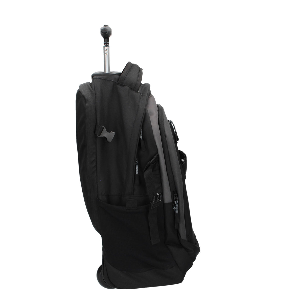 Rucksack | Trolley in Schwarz 34x23x50cm aus Nylon - leder-accessoires.com
