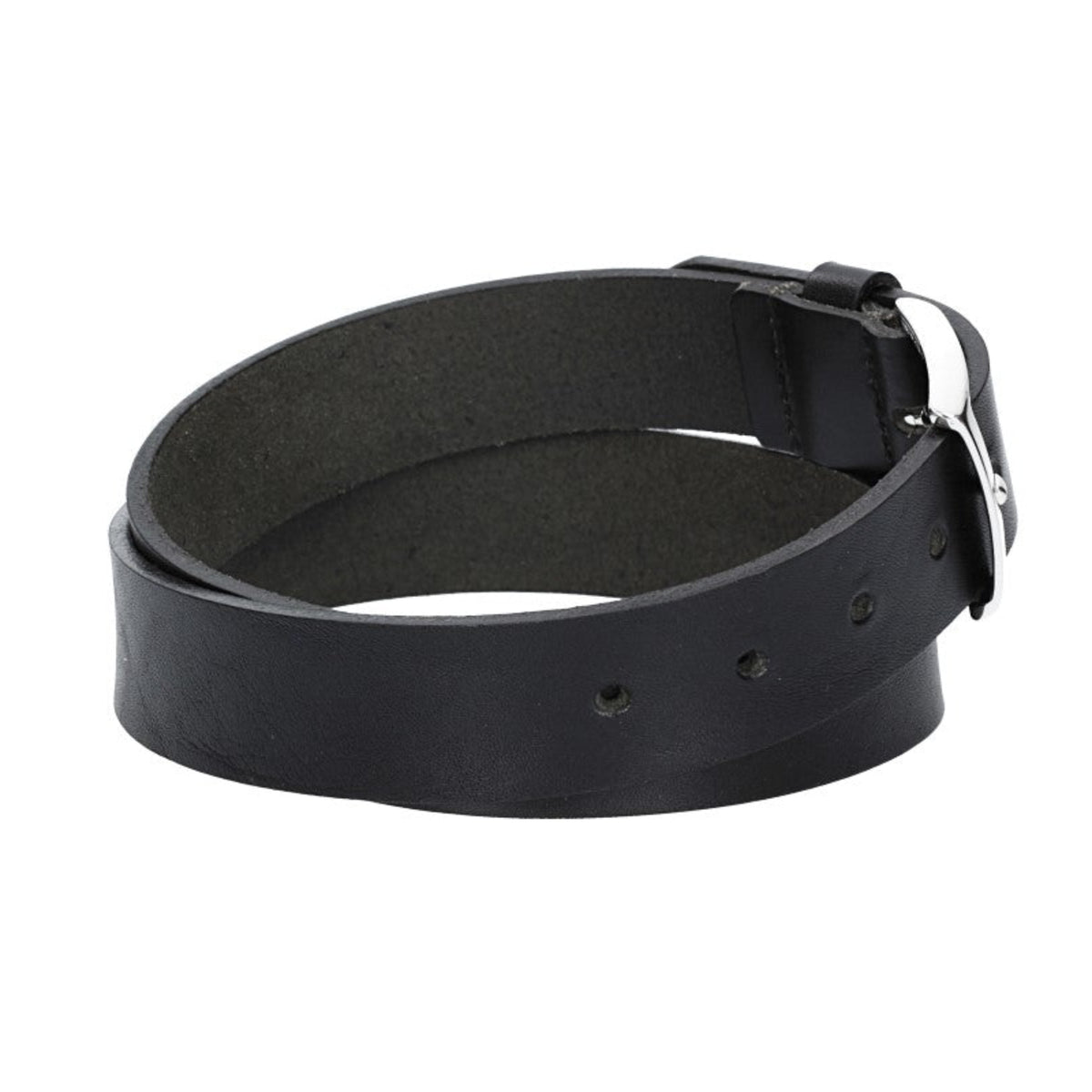 Hochwertiger Ledergürtel Schwarz 3,5 cm – Unisex & nachhaltig - leder-accessoires.com