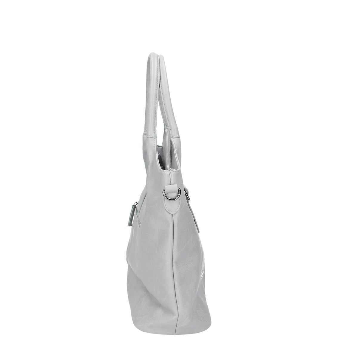 SALE Shopper in Hellgrau mit Magnetverschluss aus Synthetik - leder-accessoires.com
