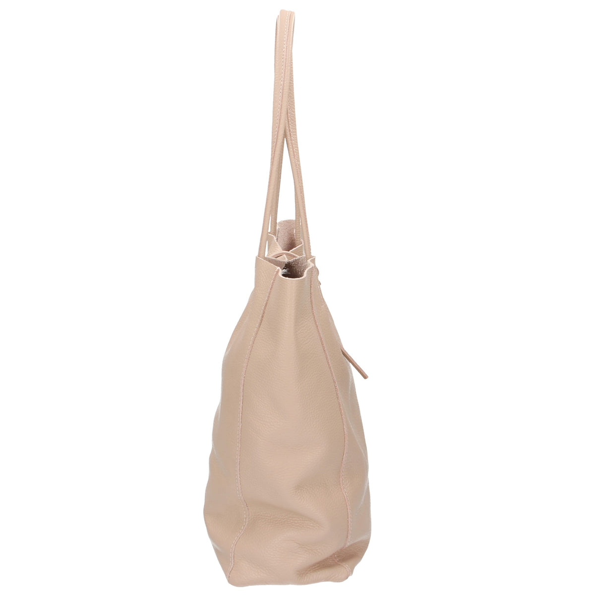 Shopper 28x13x35cm in Nude aus Leder - leder-accessoires.com