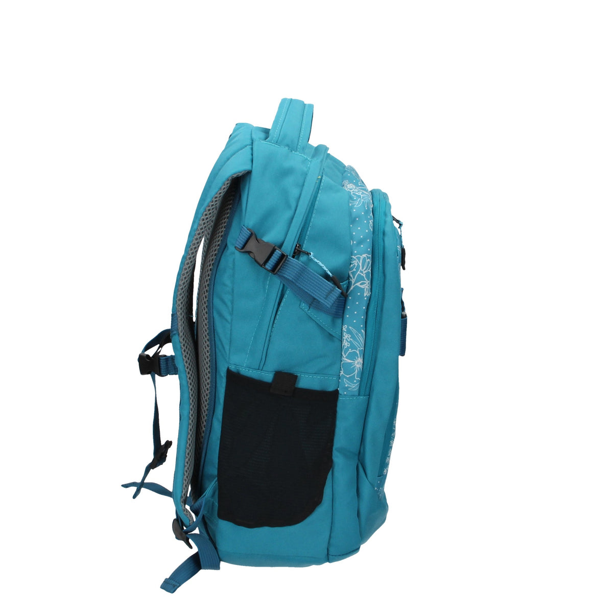 Rucksack 30x14x47cm in Türkis mit Reißverschluss - leder-accessoires.com