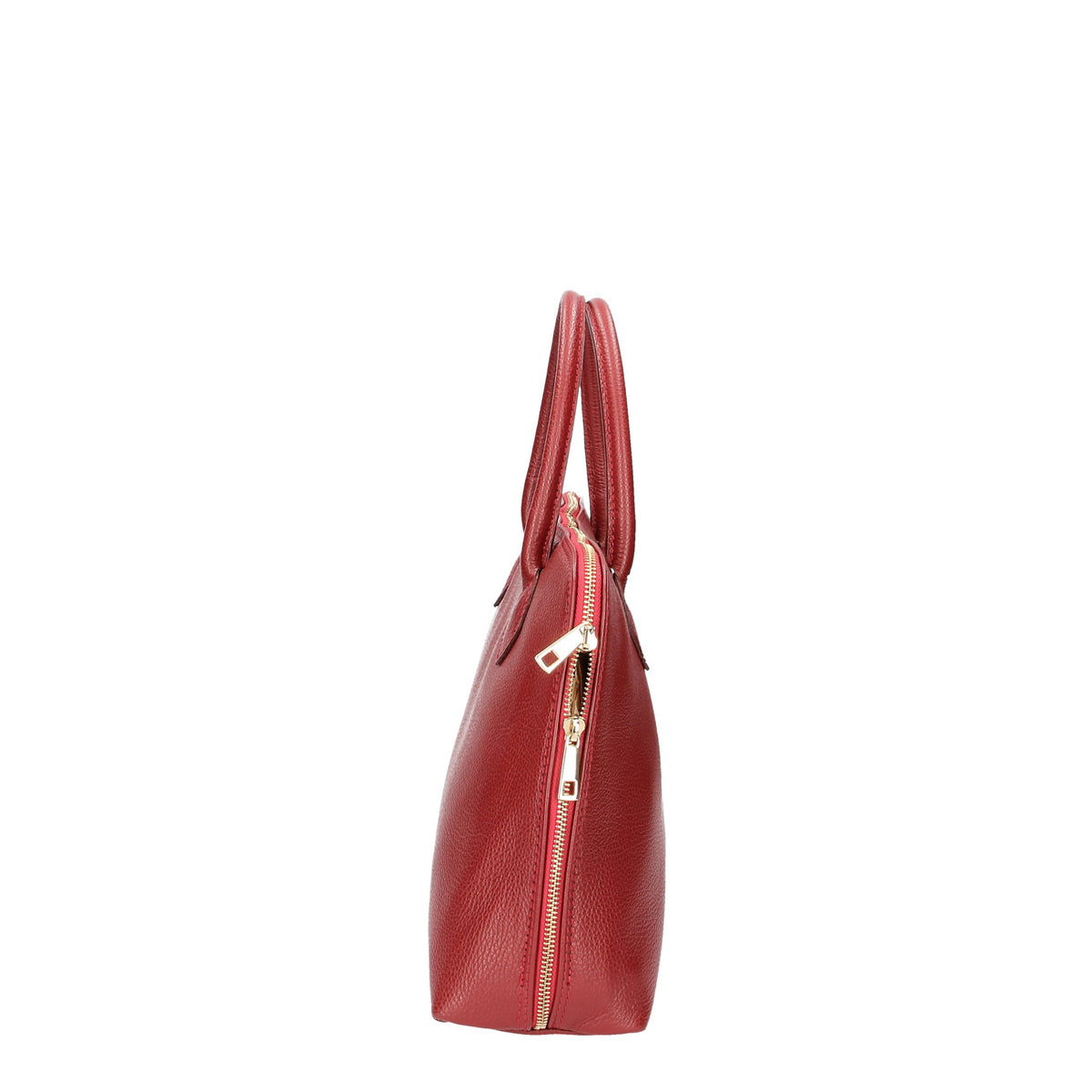 SALE Handtasche in Rot mit Kurzgriff aus Leder - leder-accessoires.com