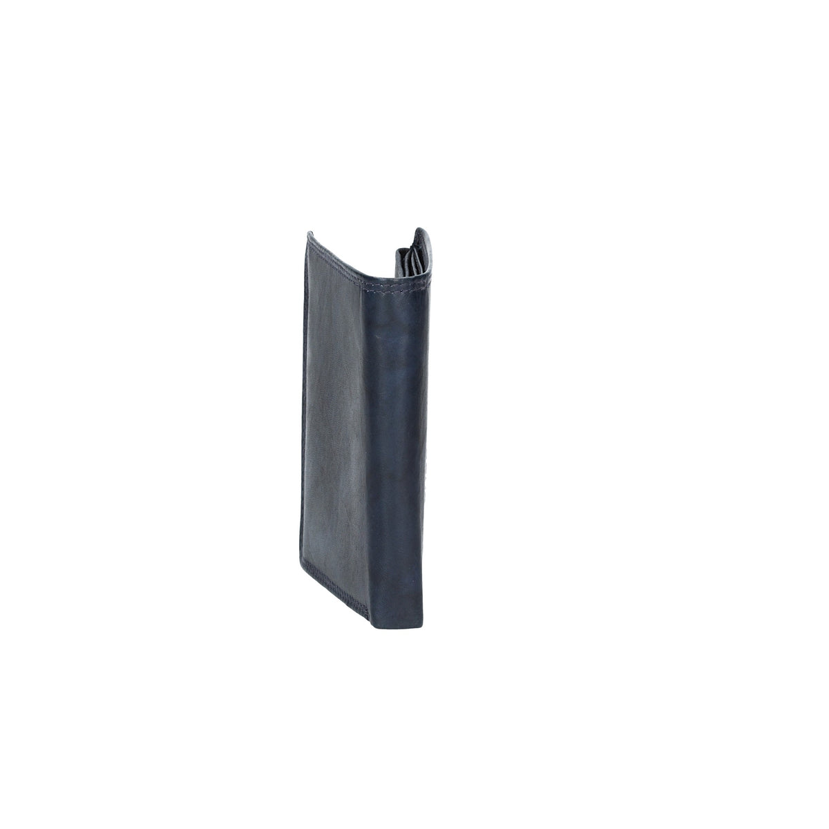 Geldbörse Hochformat mit Riegel in Blau|Marine aus Leder - leder-accessoires.com