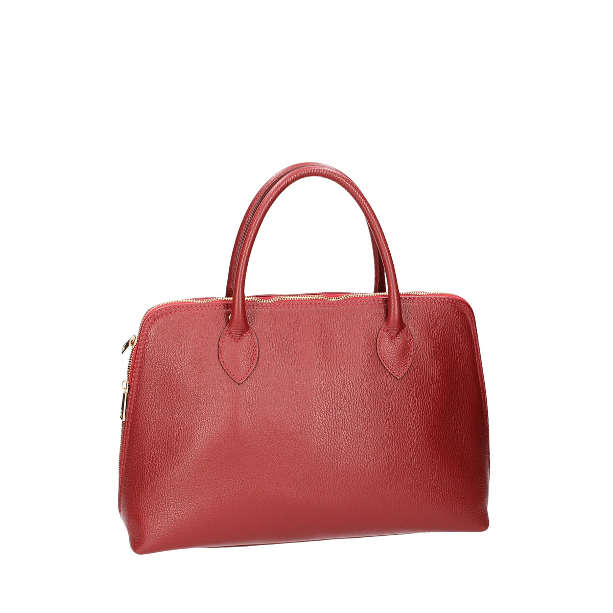 SALE Handtasche in Rot mit Kurzgriff aus Leder - leder-accessoires.com