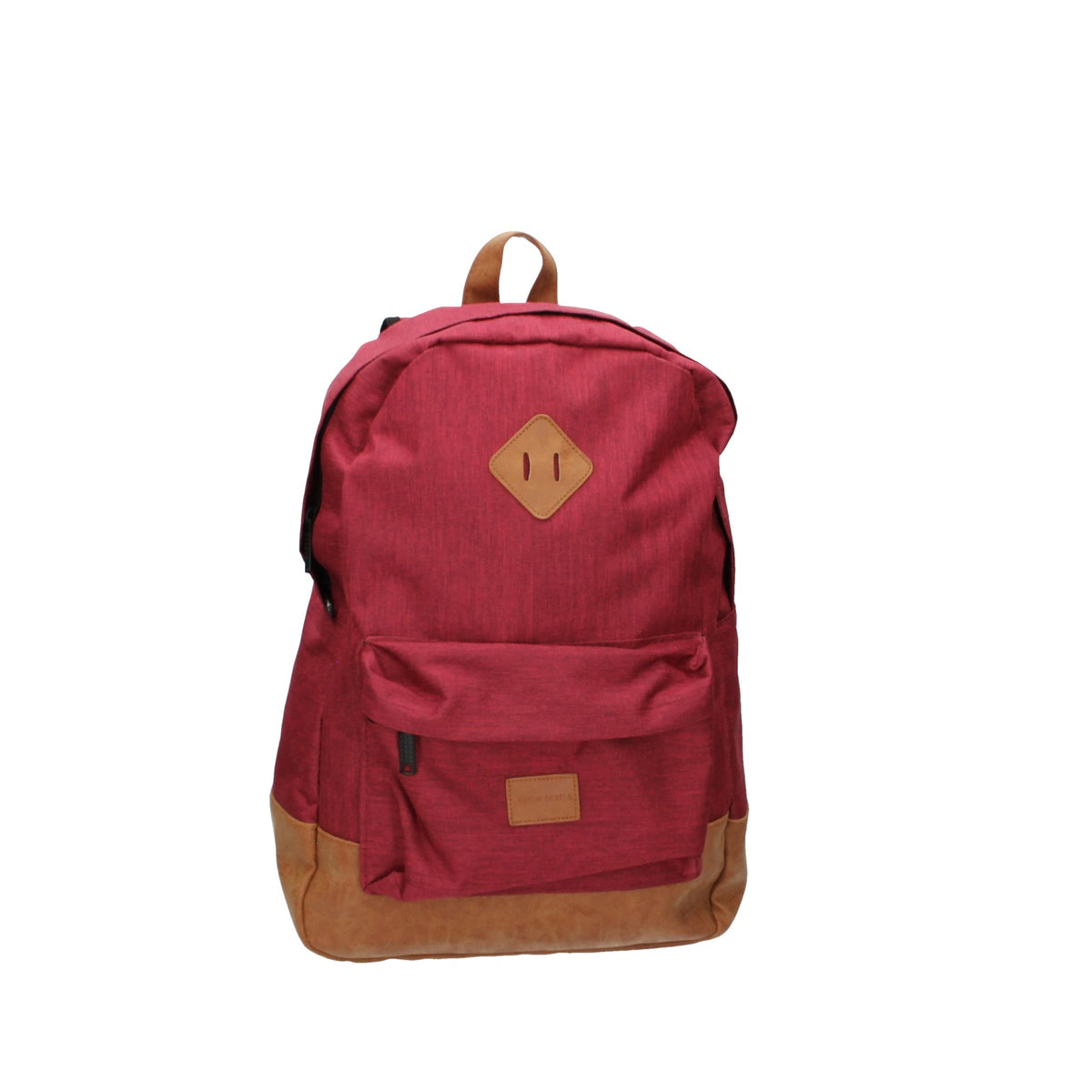 Rucksack 31x17x43cm in Bordeaux|Cognac mit Reißverschluss - leder-accessoires.com