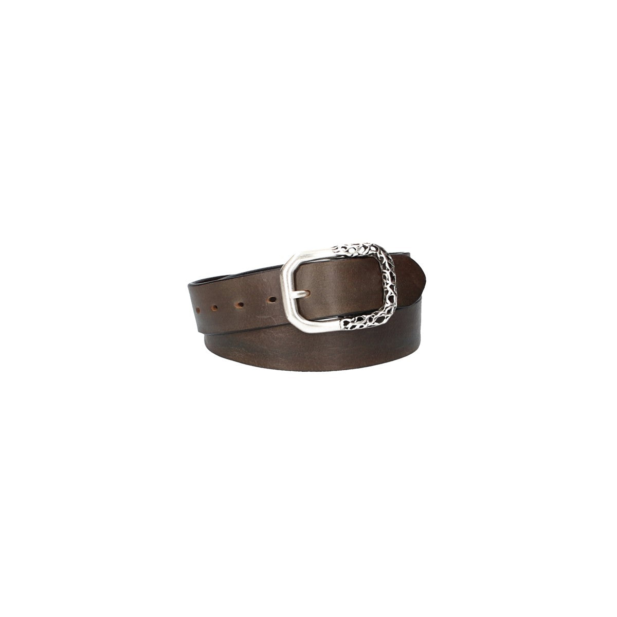 Ledergürtel in Grau 40mm mit Schmuck-Vollschließe - leder-accessoires.com