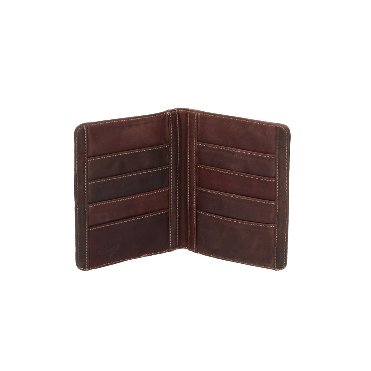 Kartenetui Davidoff in Dunkelbraun aus Leder - leder-accessoires.com