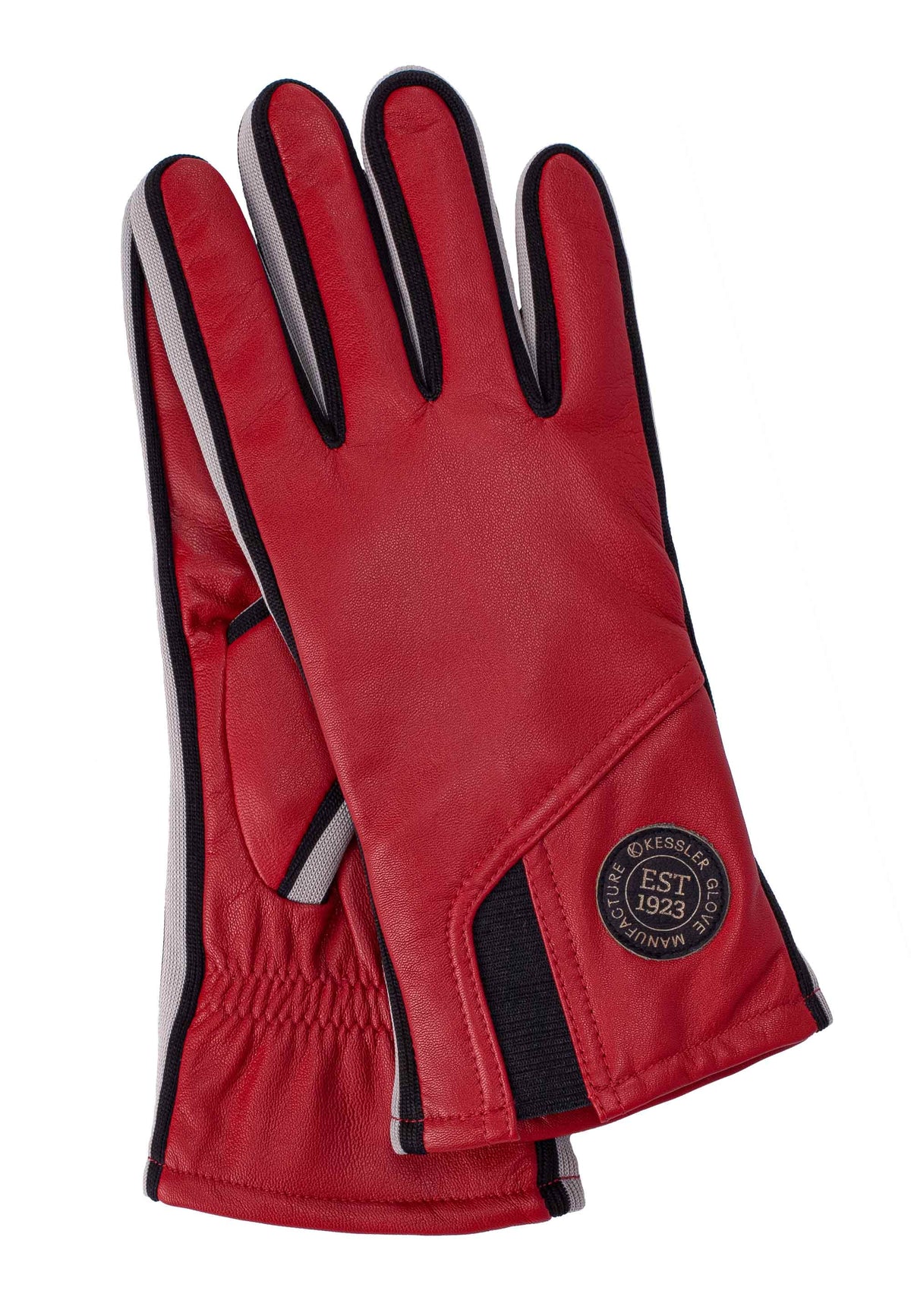 Lederhandschuhe Damen in Rot mit Touch-Funktion - leder-accessoires.com