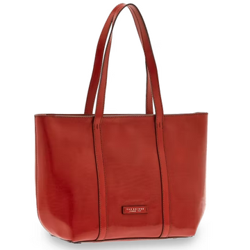 Shopper in Rot aus Leder - leder-accessoires.com