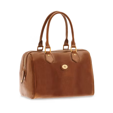 Bowlingtasche The Bridge in Braun aus Leder - leder-accessoires.com