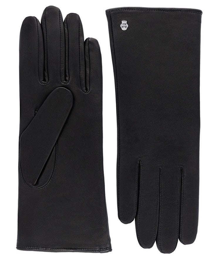 Lederhandschuhe | Haarschafleder Damen in Schwarz klassisch von Röckl - leder-accessoires.com
