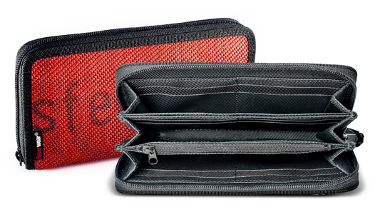Börse Alan in Rot - leder-accessoires.com