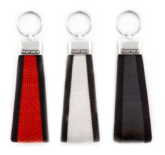 Schlüsselanhänger Sasha in Schwarz - leder-accessoires.com