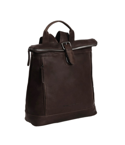 Rucksack Rolltop aus Leder in Braun - leder-accessoires.com