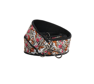 Taschenriemen | Wechselriemen mit Blumenmuster in Trachten-Optik - leder-accessoires.com