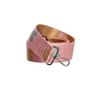 Taschenriemen | Wechselriemen im Camouflage-Muster Rosa|Braun - leder-accessoires.com
