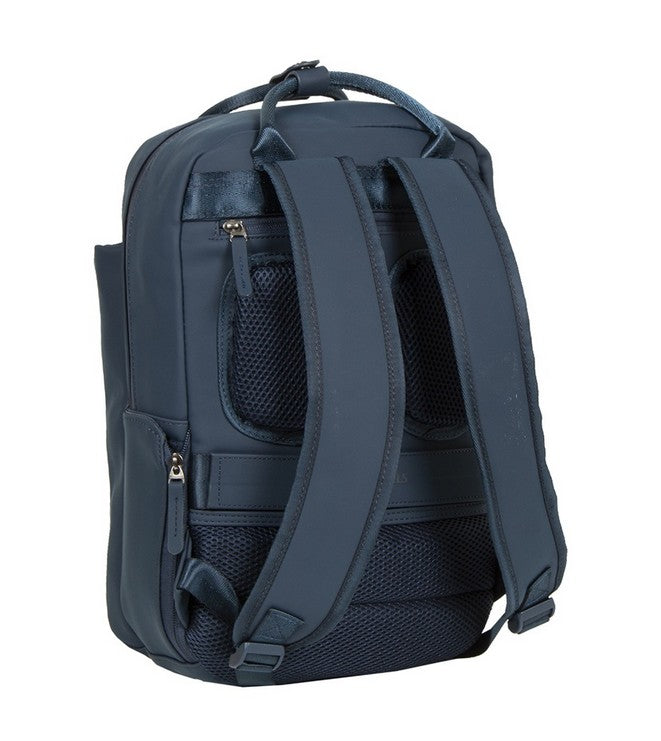Laptoprucksack 9L in Marine|Blau mit verschweißten Reißverschlüssen - leder-accessoires.com