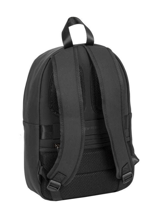 Rucksack 11L in Schwarz mit Vortasche - leder-accessoires.com