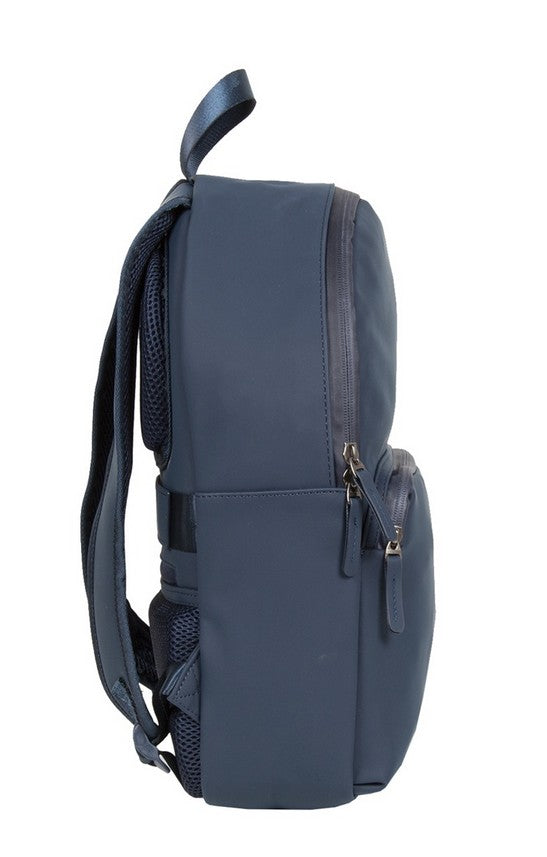 Rucksack 11L in Blau|Marine mit Vortasche - leder-accessoires.com