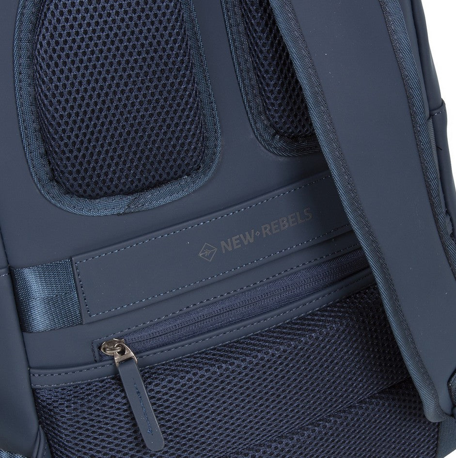 Rucksack 11L in Blau|Marine mit Vortasche - leder-accessoires.com