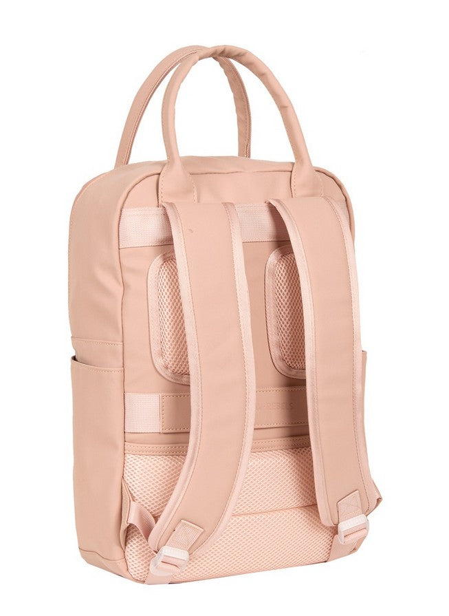 Laptoprucksack 12L in Rose mit Kurzgriff als Tasche - leder-accessoires.com